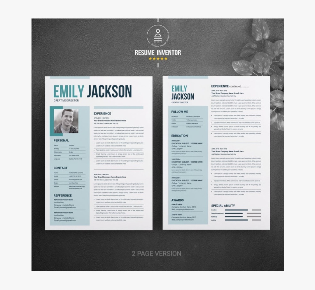 Emily Jackson layout