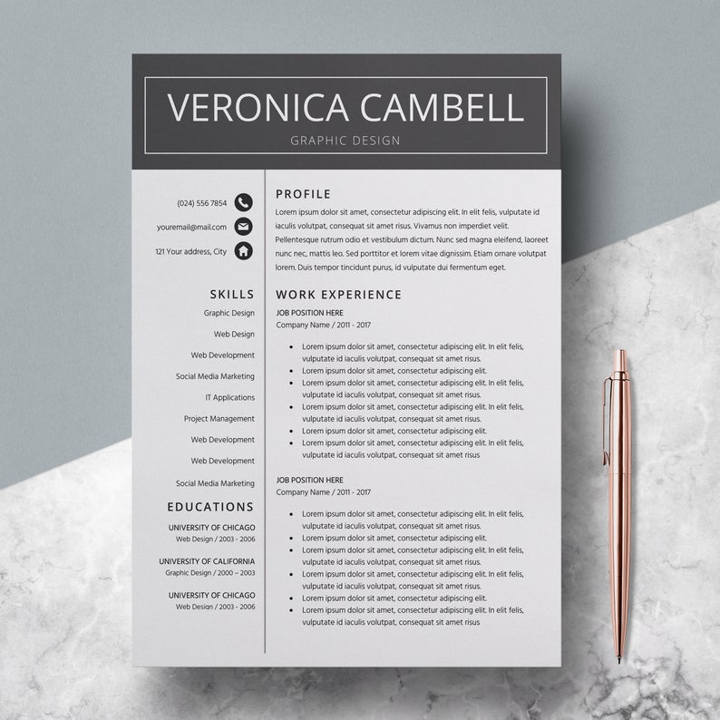 Resume Veronica Cambell